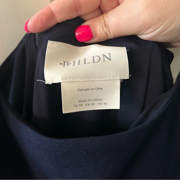 NWT BHLDN Anthropologie Blake Square-Neck Stretch Crepe Gown - Picture 5 of 5